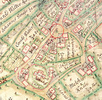 Der Lindenplatz in Kruspis auf der Katasterkarte von 1770/71 Vorschaubild