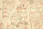 Der Gerichtsplatz in Meckbach auf der Katasterkarte von 1786? Vorschaubild