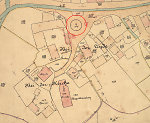 Der Gerichtsplatz von Michelsrombach auf der Katasterkarte von 1854 Vorschaubild