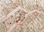 Der Gerichtsplatz in Obersuhl auf der Katasterkarte von 1779 Vorschaubild
