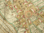 Der Gerichtsplatz in Rodebach auf der Katasterkarte von 1756 Vorschaubild