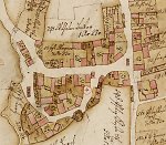 Der Gerichtsplatz in RoÃberg auf der Katasterkarte von 1769 Vorschaubild