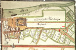 Der Gerichtsplatz in Rotenburg auf dem Riss von 1742 Vorschaubild