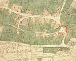 Die Linde in Wenkbach auf der Katasterkarte von 1766 Vorschaubild