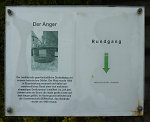 Hinweistafel am Anger in Bischhausen Vorschaubild