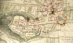 Der Gerichtsplatz in Densberg auf der Katasterkarte von 1755 Vorschaubild