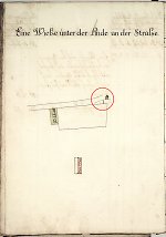 Die Linde an der Gießener Straße in Fronhausen auf einer Detailkarte von 1783 Vorschaubild