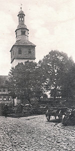 Der Gerichtsplatz in Helsa, um 1910 Vorschaubild