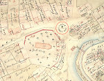 Die Linde in Holzhausen auf der Katasterkarte von 1757 Vorschaubild