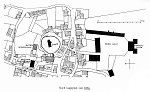 Die Linde in Hoof nach einem Lageplan von 1874 Vorschaubild