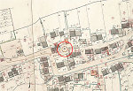 Der Gerichtsplatz von Metzebach auf der Katasterkarte von 1852 Vorschaubild