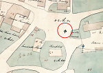Die Linde in Breitzbach auf der Katasterkarte von 1837 Vorschaubild