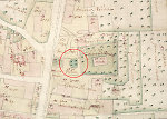 Lindenplatz auf der Dorfkarte von Niedervorschütz von 1804/06 Vorschaubild