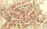 Der Gerichtsplatz in Oberaula auf der Katasterkarte von 1773 Vorschaubild