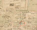 Der Lindenplatz in Riede auf der Katasterkarte von 1828 Vorschaubild