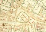 Der Gerichtsplatz in Sand auf der Katasterkarte von 1800 Vorschaubild