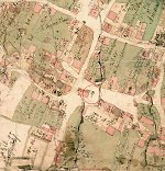 Der Gerichtsplatz in Vernawahlshausen auf der Katasterkarte von 1775 Vorschaubild