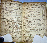 Seiten aus Kirchenbuch von Vernawahlshausen, 1696 Vorschaubild