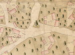 Die Dorflinde von Rommerz auf der Katasterkarte von 1724 Vorschaubild