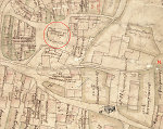 Der Gerichtsplatz in Frankershausen auf der Katasterkarte von 1755 Vorschaubild