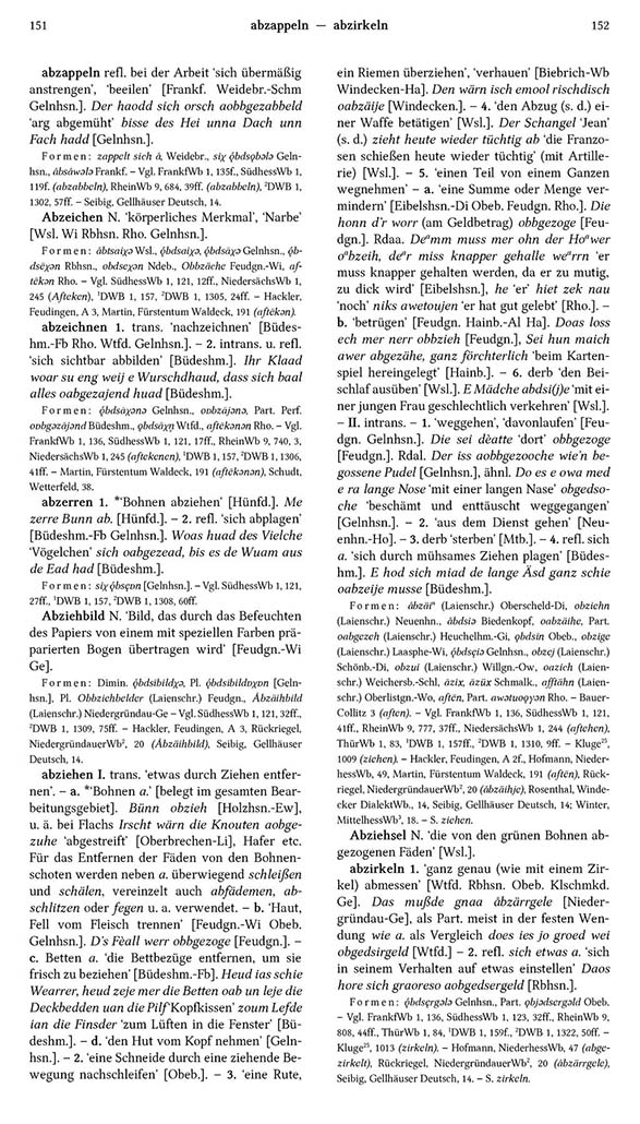Click to enlarge Page View: Volume 1, Columns 151–152