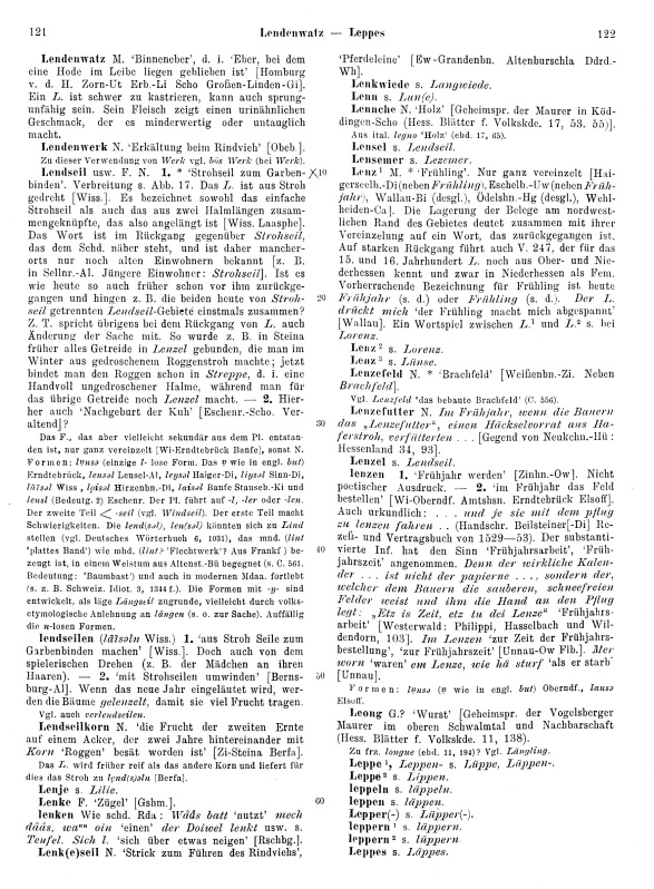 Seitenanzeige: Band 2, Spalten 121–122