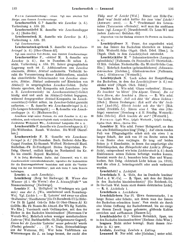 Seitenanzeige: Band 2, Spalten 135–136