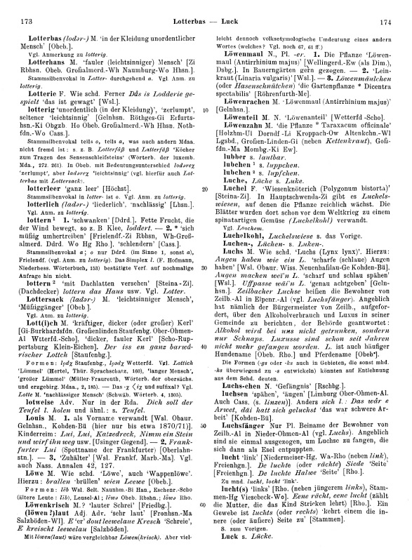 Click to enlarge Page View: Volume 2, Columns 173–174