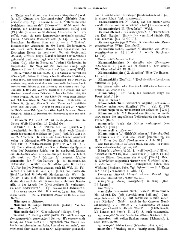 Seitenanzeige: Band 2, Spalten 239–240