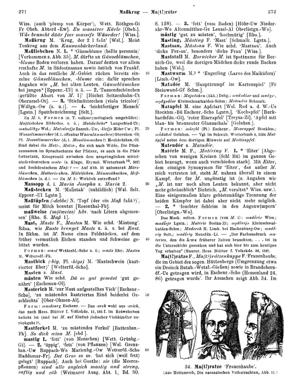 Zum Vergrößern bitte klicken Seitenanzeige: Band 2, Spalten 271–272