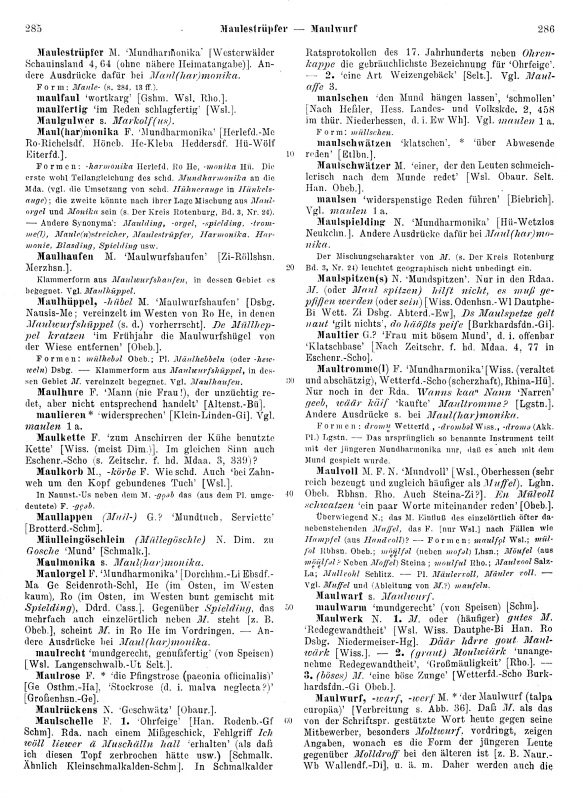 Click to enlarge Page View: Volume 2, Columns 285–286
