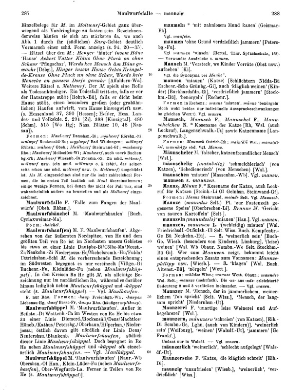 Click to enlarge Page View: Volume 2, Columns 287–288