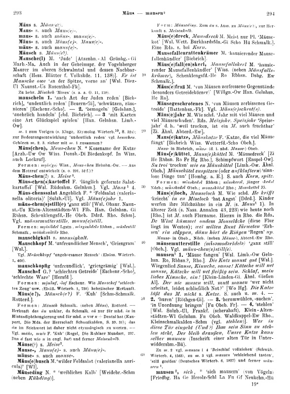 Click to enlarge Page View: Volume 2, Columns 293–294