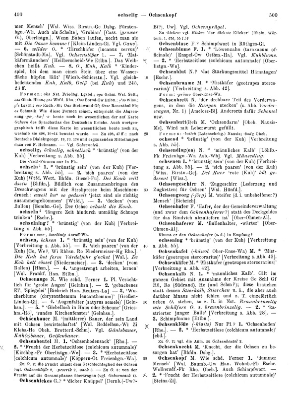 Seitenanzeige: Band 2, Spalten 499–500