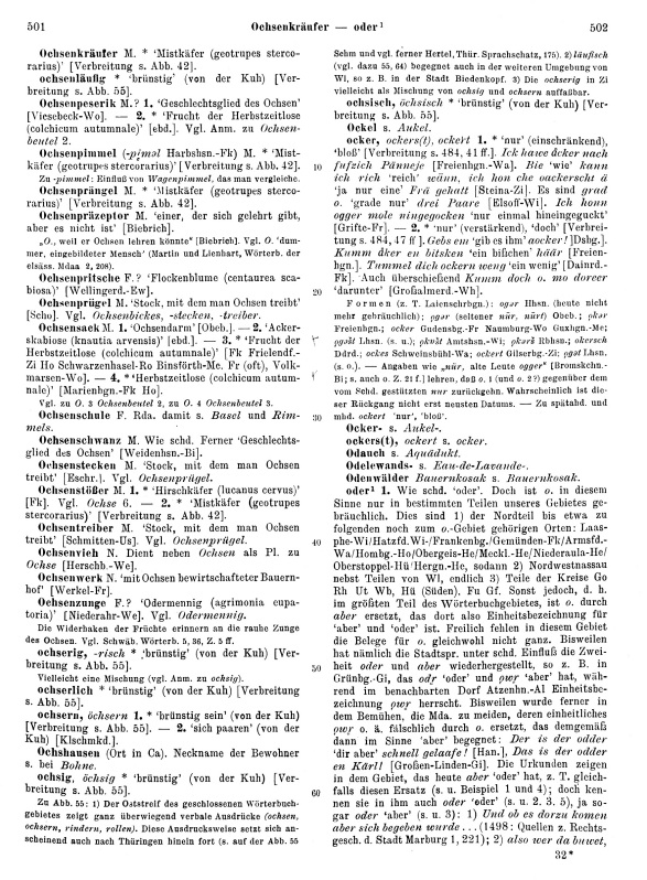 Seitenanzeige: Band 2, Spalten 501–502