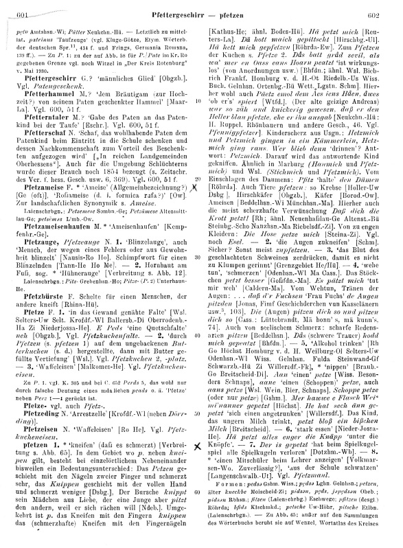 Click to enlarge Page View: Volume 2, Columns 601–602
