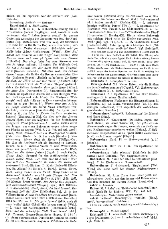 Click to enlarge Page View: Volume 2, Columns 741–742