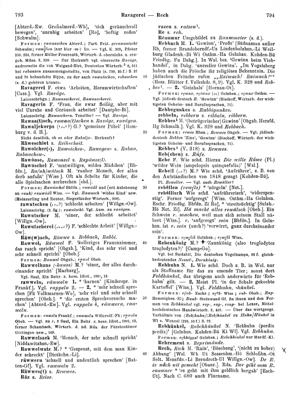 Click to enlarge Page View: Volume 2, Columns 793–794
