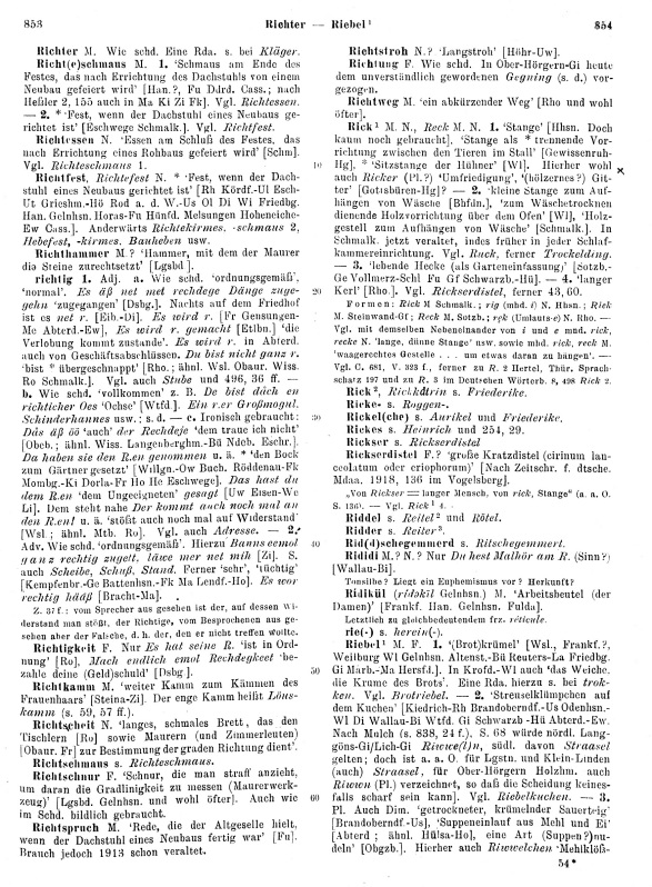Click to enlarge Page View: Volume 2, Columns 853–854