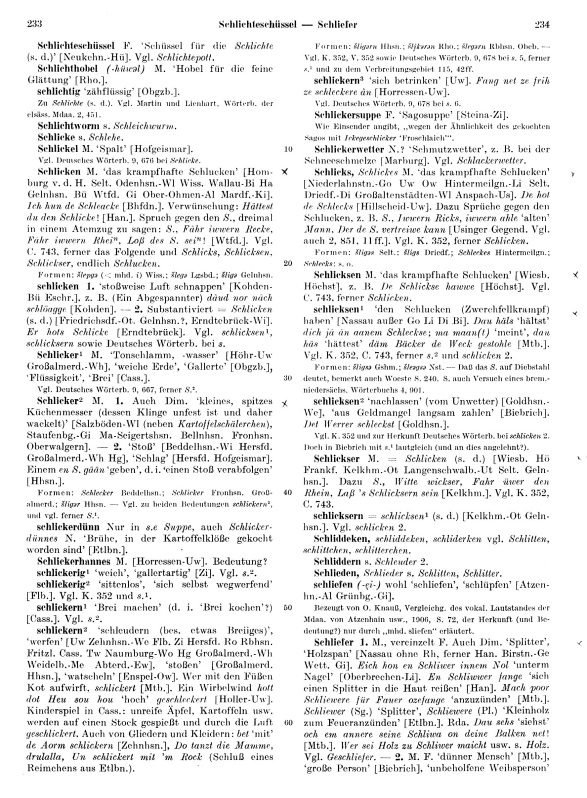 Click to enlarge Page View: Volume 3, Columns 233–234