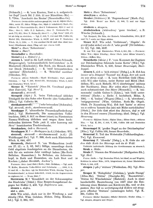 Click to enlarge Page View: Volume 3, Columns 773–774
