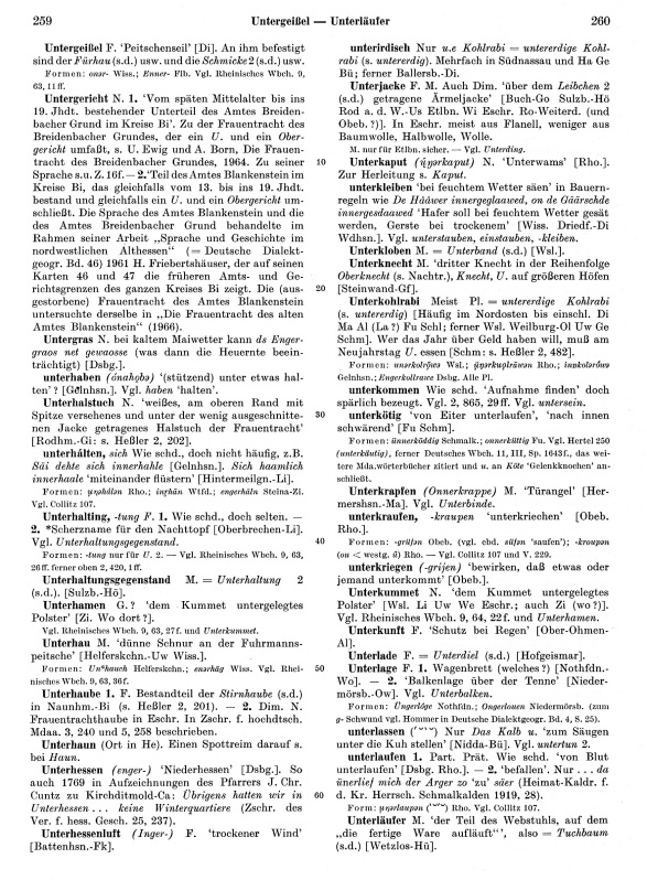 Click to enlarge Page View: Volume 4, Columns 259–260