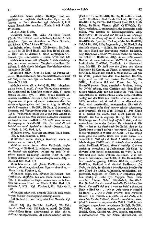 Page View: Volume 1, Columns 41–42