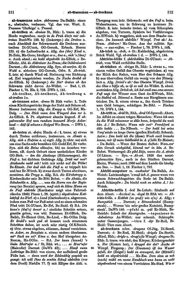 Page View: Volume 1, Columns 111–112