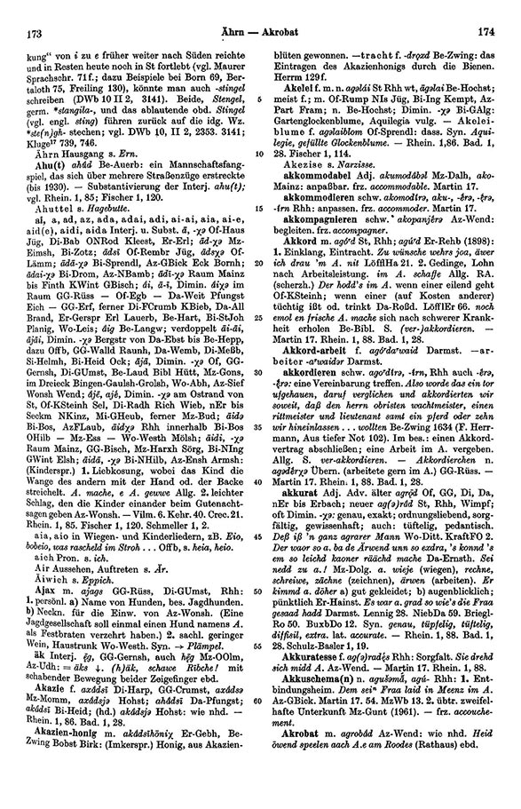 Zum Vergrößern bitte klicken Seitenanzeige: Band 1, Spalten 173–174
