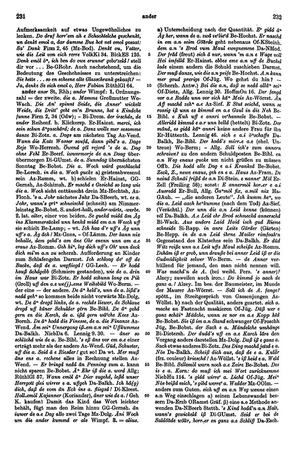 Click to enlarge Page View: Volume 1, Columns 231–232
