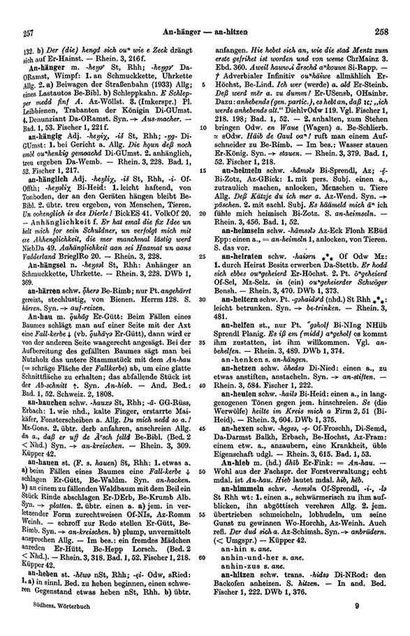Seitenanzeige: Band 1, Spalten 257–258