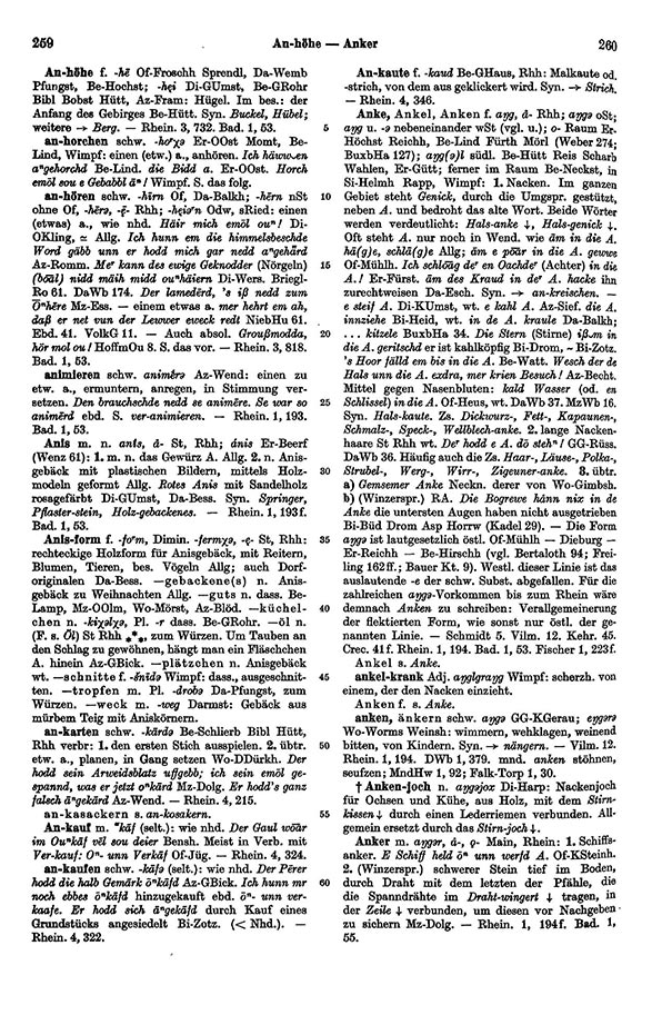 Zum Vergrößern bitte klicken Seitenanzeige: Band 1, Spalten 259–260