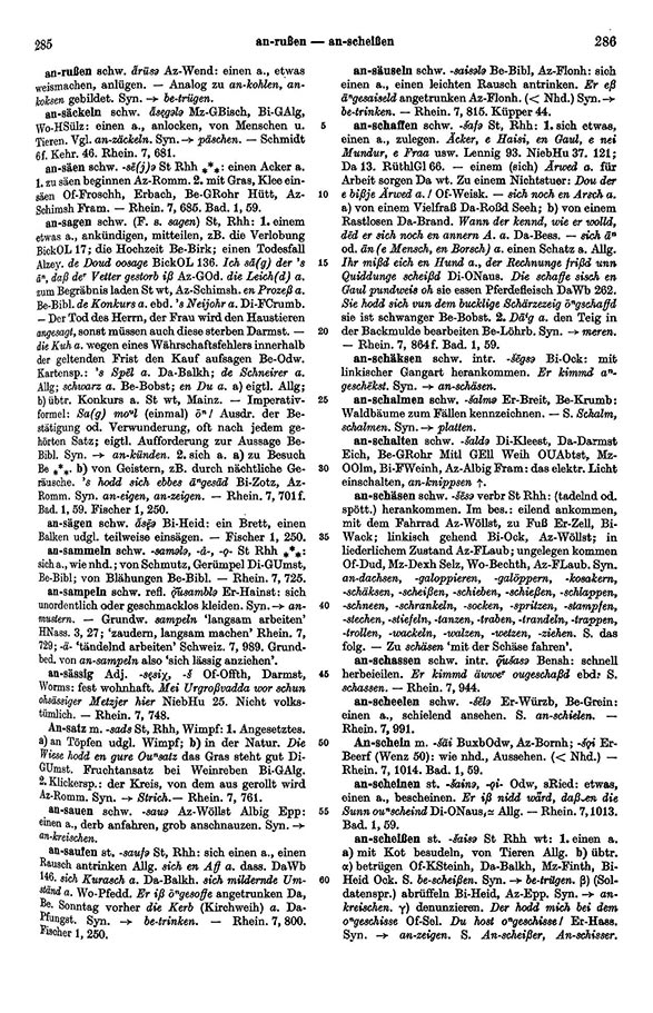 Page View: Volume 1, Columns 285–286