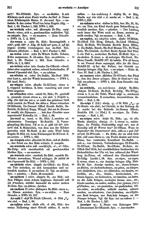 Click to enlarge Page View: Volume 1, Columns 311–312